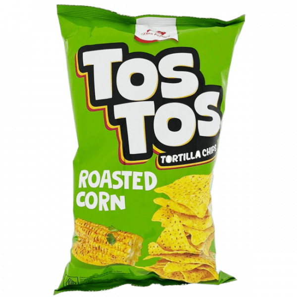 DUA KELINCI Tos Tos Tortilla Chips Roasted Corn (20)